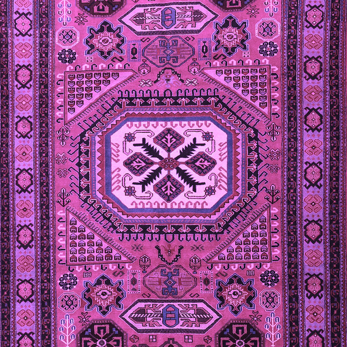 Machine Washable Persian Purple Traditional Area Rugs, wshtr2208pur