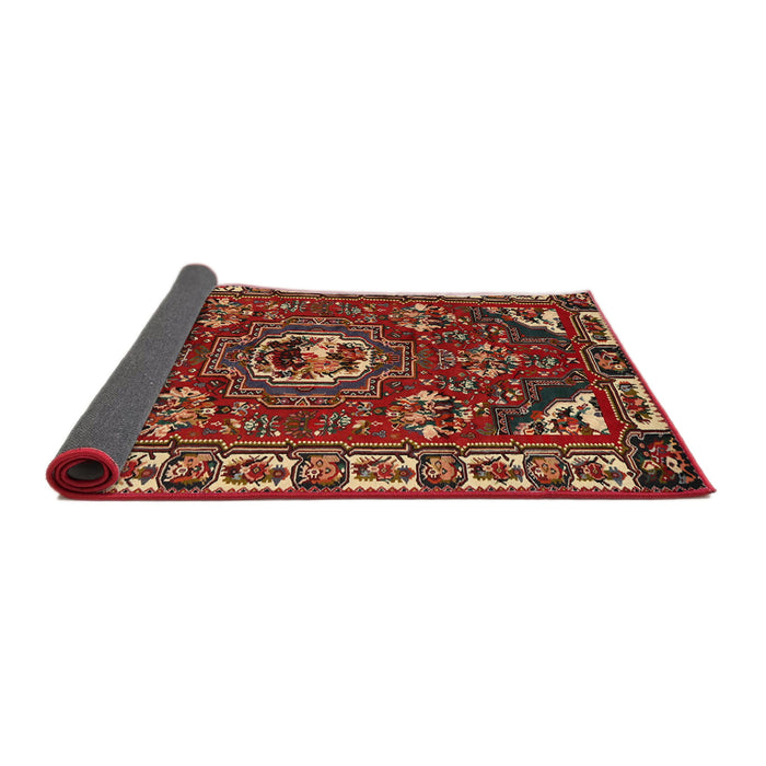 Sideview of Traditional Red Persian Rug, tr2209