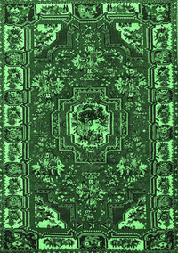 Persian Emerald Green Traditional Rug, tr2209emgrn