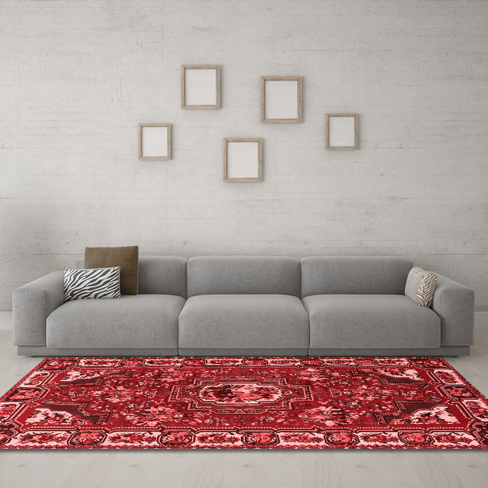 Traditional Red Washable Rugs