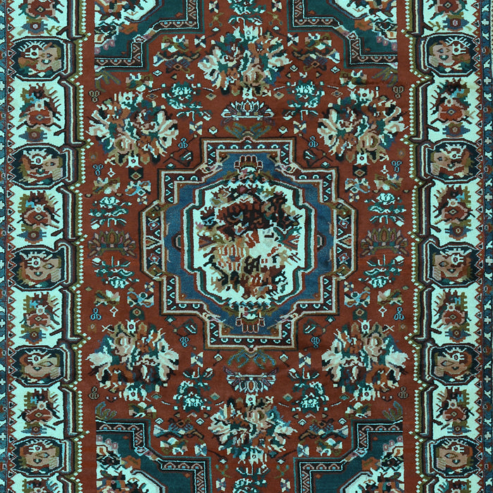 Persian Light Blue Traditional Rug, tr2209lblu