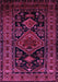 Machine Washable Persian Purple Traditional Area Rugs, wshtr220pur