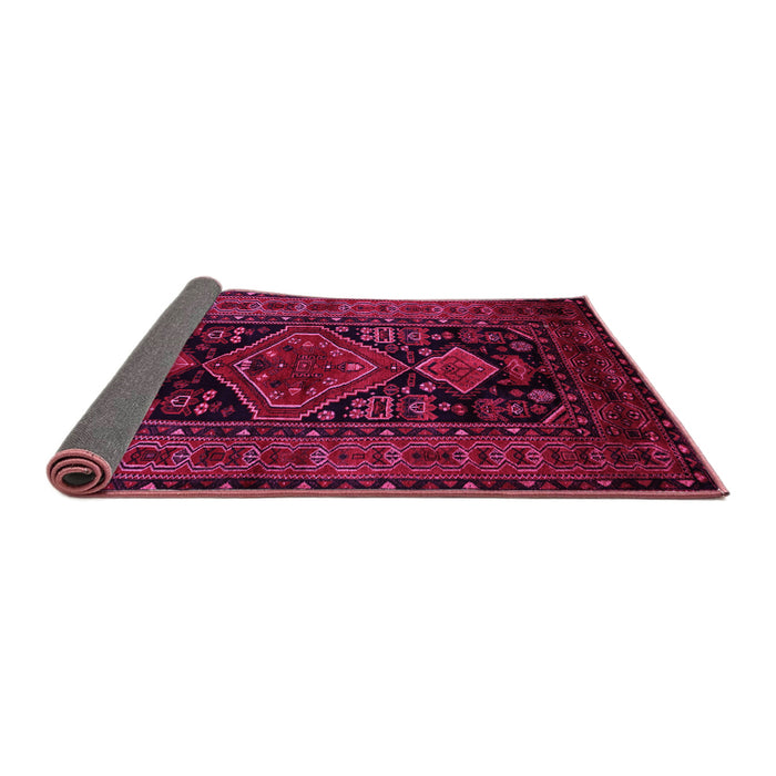 Sideview of Persian Pink Traditional Rug, tr220pnk