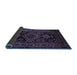 Sideview of Persian Blue Traditional Rug, tr220blu