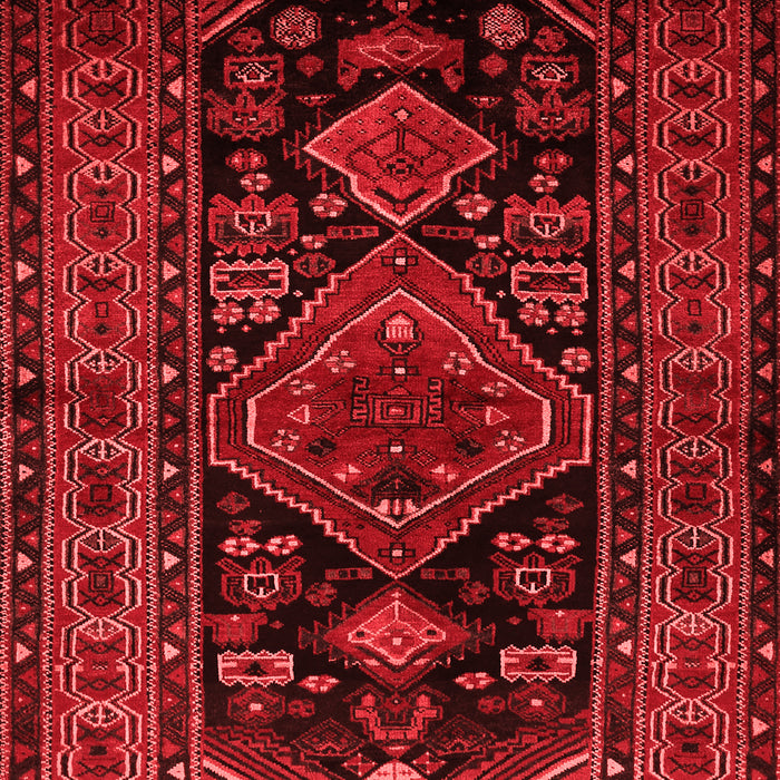 Machine Washable Persian Red Traditional Rug, wshtr220red