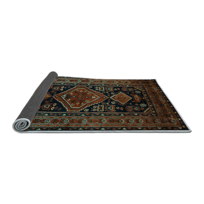 Sideview of Persian Light Blue Traditional Rug, tr220lblu