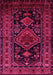 Machine Washable Persian Pink Traditional Rug, wshtr220pnk