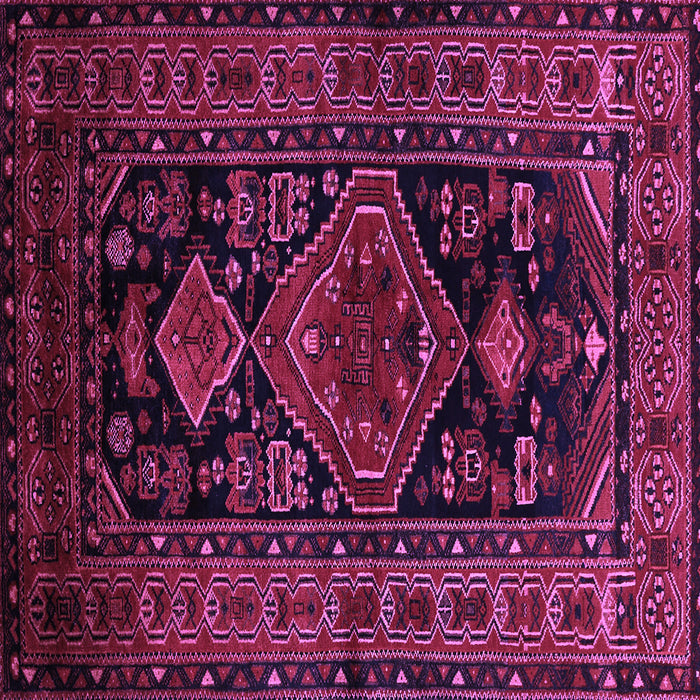 Square Persian Purple Traditional Rug, tr220pur