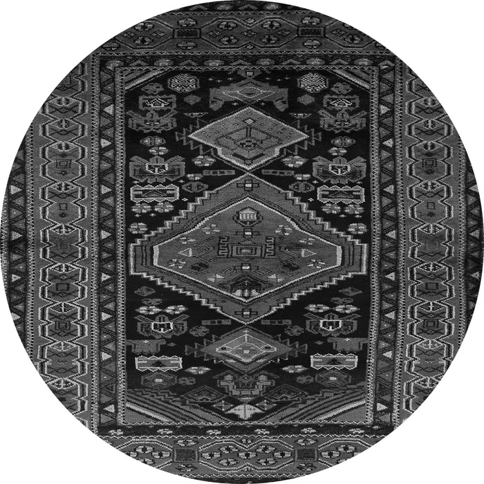 Machine Washable Persian Gray Traditional Rug, wshtr220gry