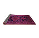 Sideview of Persian Purple Traditional Rug, tr220pur