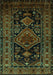Persian Turquoise Traditional Rug, tr220turq