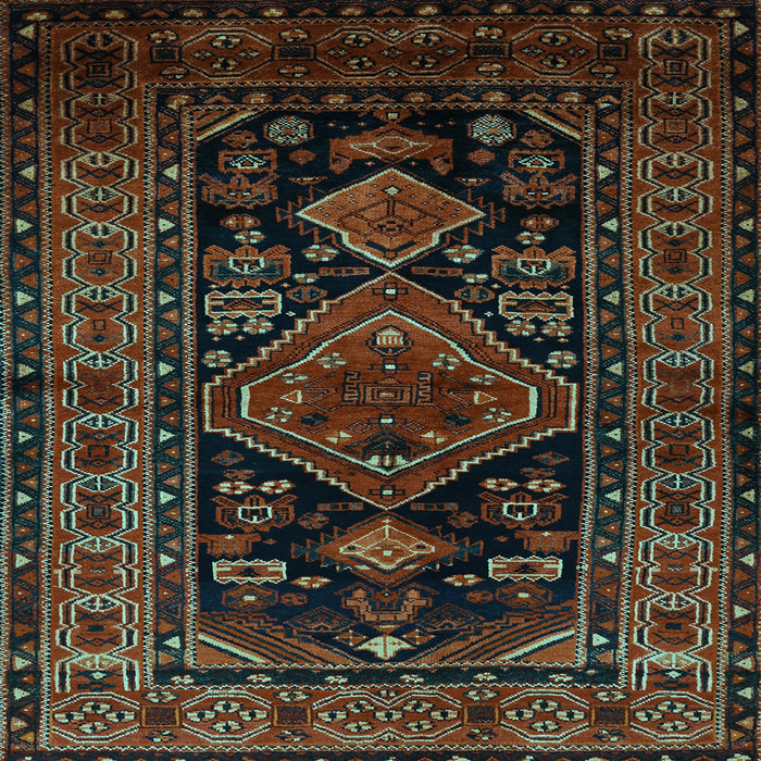 Square Persian Light Blue Traditional Rug, tr220lblu
