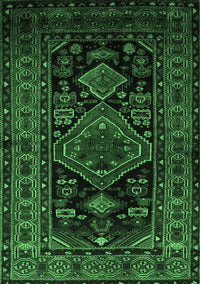 Persian Emerald Green Traditional Rug, tr220emgrn