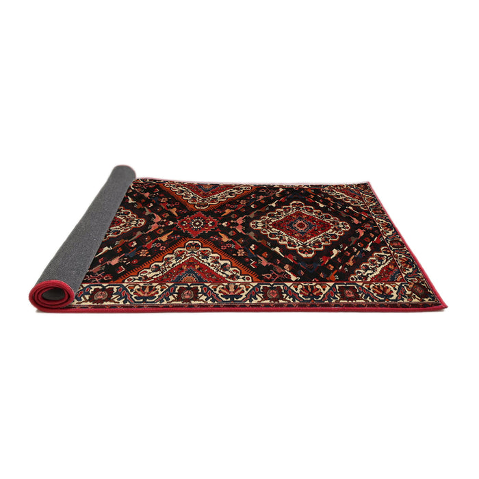 Sideview of Traditional Brown Persian Rug, tr2210