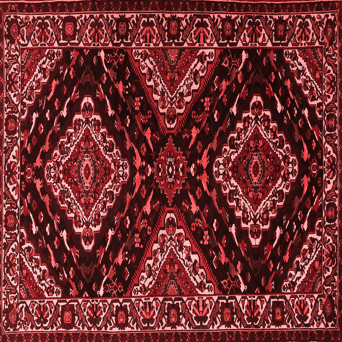 Machine Washable Persian Red Traditional Rug, wshtr2210red