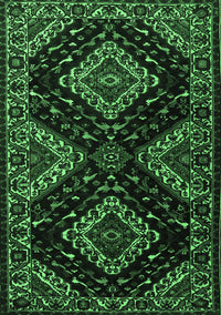 Persian Emerald Green Traditional Rug, tr2210emgrn