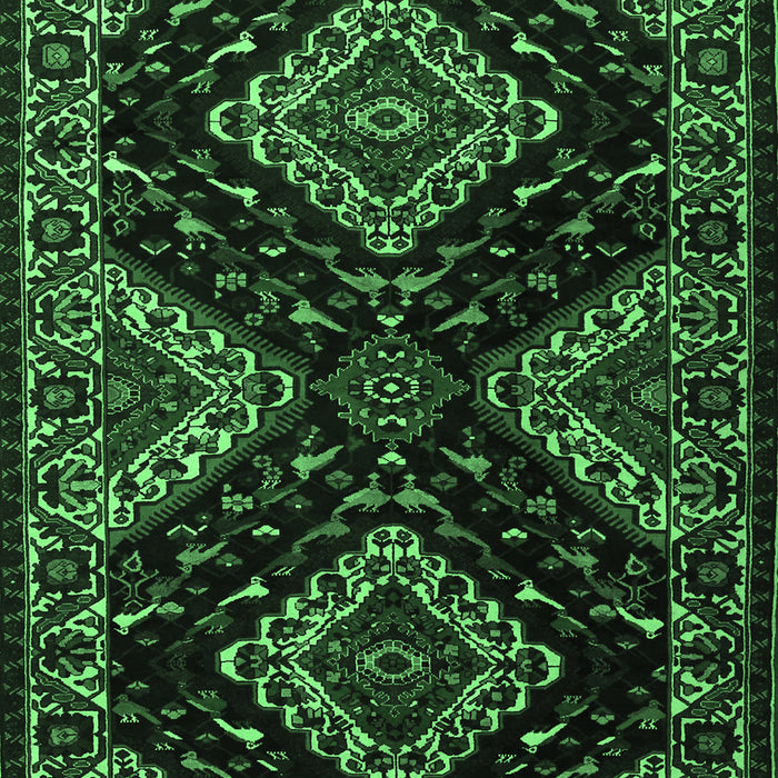 Persian Emerald Green Traditional Rug, tr2210emgrn
