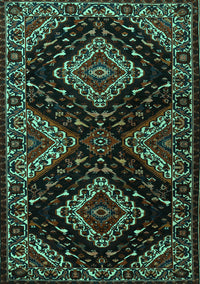 Persian Turquoise Traditional Rug, tr2210turq