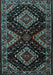 Persian Light Blue Traditional Rug, tr2210lblu