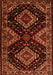 Persian Orange Traditional Rug, tr2210org