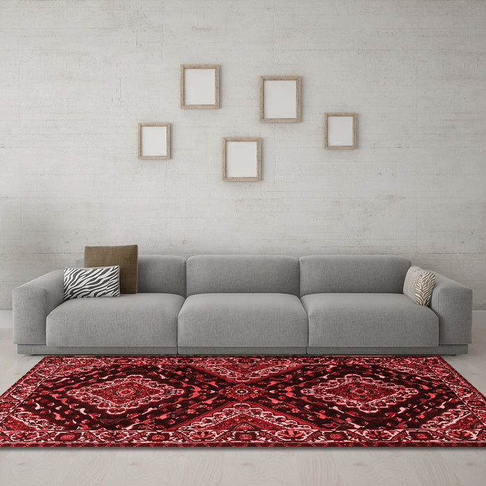 Traditional Red Washable Rugs