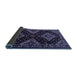 Sideview of Persian Blue Traditional Rug, tr2210blu