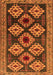 Persian Orange Traditional Rug, tr2211org