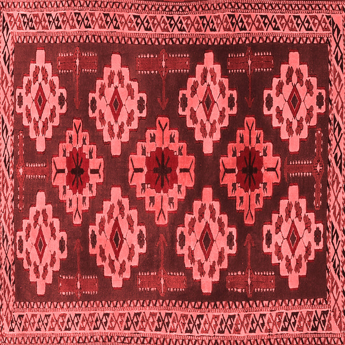 Machine Washable Persian Red Traditional Rug, wshtr2211red