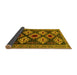 Sideview of Persian Yellow Traditional Rug, tr2211yw