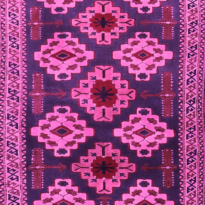 Machine Washable Persian Pink Traditional Rug, wshtr2211pnk