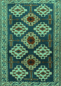Persian Turquoise Traditional Rug, tr2211turq