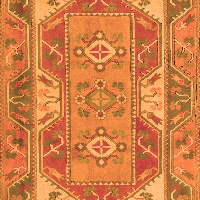 Oriental Orange Traditional Rug, tr2212org