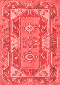 Oriental Red Traditional Rug, tr2212red