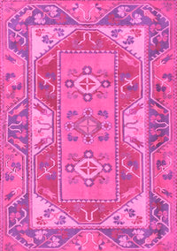 Oriental Pink Traditional Rug, tr2212pnk