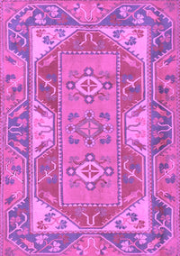 Oriental Purple Traditional Rug, tr2212pur