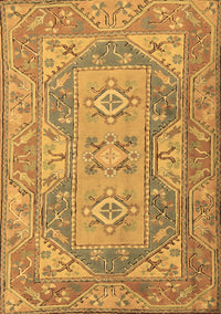 Oriental Brown Traditional Rug, tr2213brn