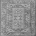 Serging Thickness of Oriental Gray Traditional Rug, tr2213gry