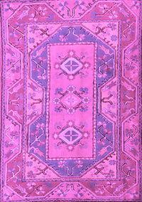 Oriental Purple Traditional Rug, tr2213pur