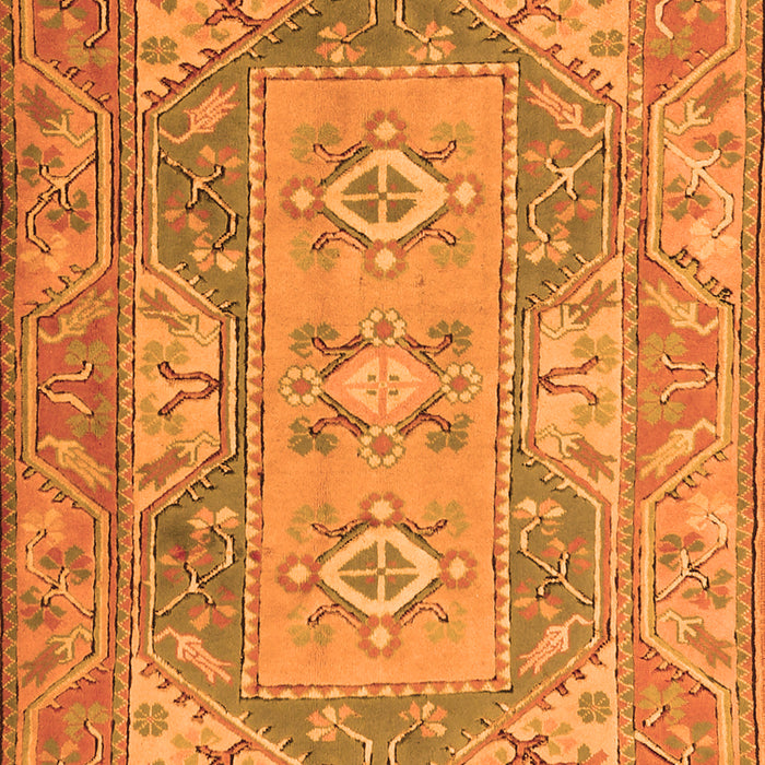 Oriental Orange Traditional Rug, tr2213org