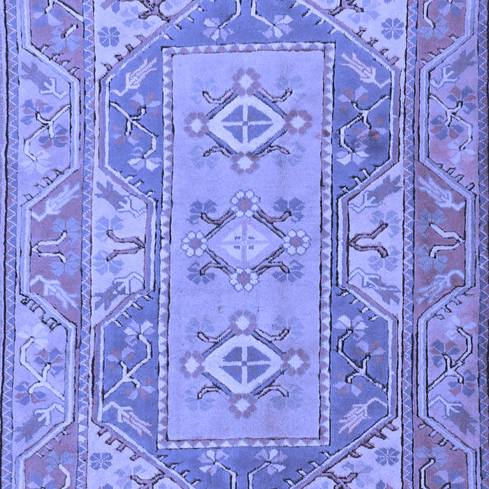 Machine Washable Oriental Blue Traditional Rug, wshtr2213blu