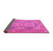 Sideview of Oriental Pink Traditional Rug, tr2213pnk