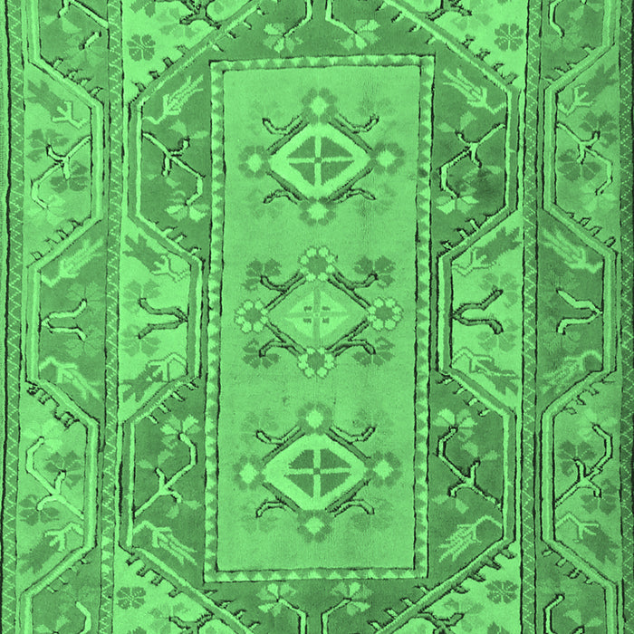 Oriental Emerald Green Traditional Rug, tr2213emgrn