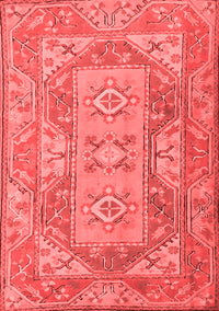 Oriental Red Traditional Rug, tr2213red