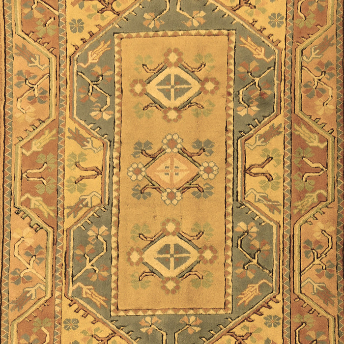Machine Washable Oriental Brown Traditional Rug, wshtr2213brn