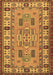 Machine Washable Oriental Brown Traditional Rug, wshtr2214brn