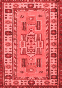 Oriental Red Traditional Rug, tr2214red