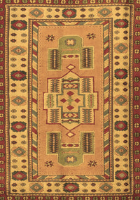 Oriental Brown Traditional Rug, tr2214brn