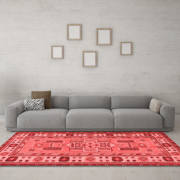 Traditional Red Washable Rugs