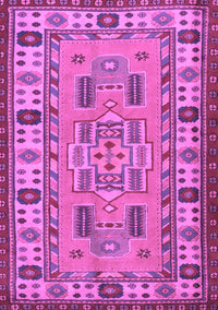 Oriental Purple Traditional Rug, tr2214pur