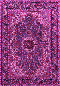 Medallion Pink Traditional Rug, tr2215pnk